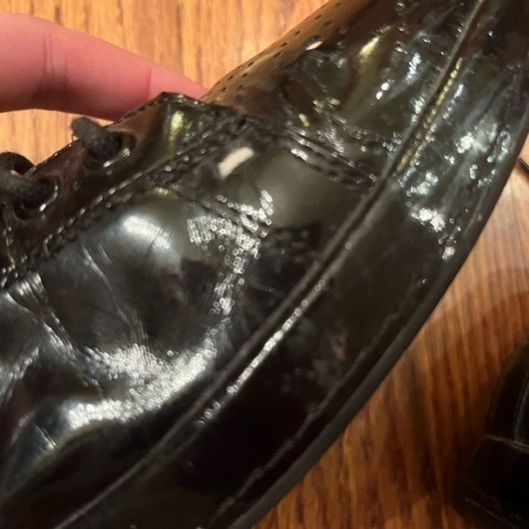 Paul Smith Designer Dress Sneakers Leather Black Mens Size 8 - Picture 13 of 16